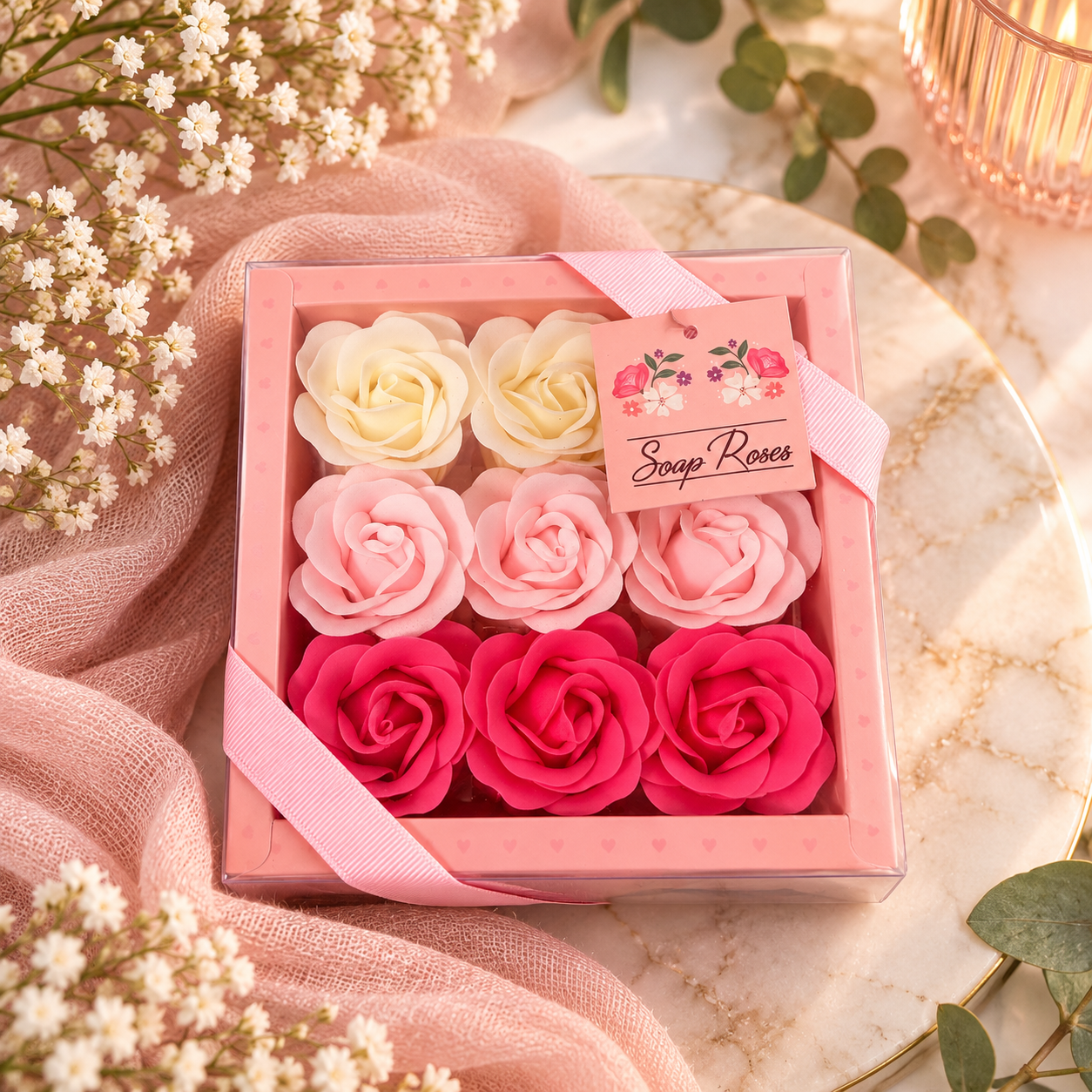 Soap Rose Gift Box